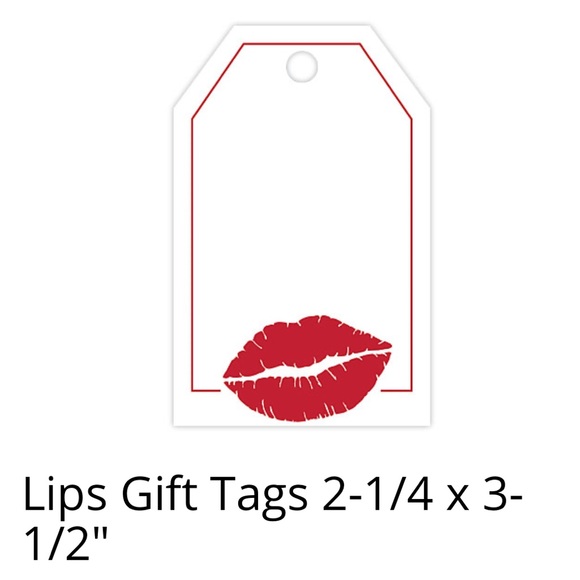 50 Lips Gift Tags PRICE IS FIRM - Picture 2 of 3